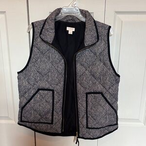 J. Crew Herringbone Vest